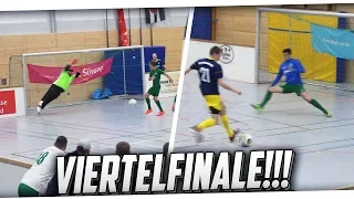 HALLENFUSSBALL! VIERTELFINALE! Kreisliga C vs Bezirksliga! PMTV