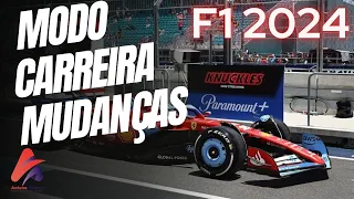 F1 2024, MODO CARREIRA TERÁ MUITAS MUDANÇAS. ANÁLISE.