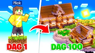 IK OVERLEEFDE 100 DAGEN In One Block! (Minecraft)