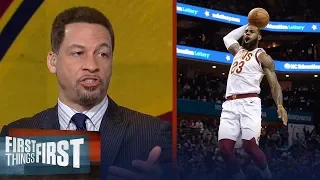 Chris Broussard reacts to LeBron James tying MJ's consecutive game record | FIRST THINGS FIRST