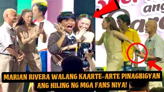 MARIAN RIVERA WALANG KAARTE-ARTE PINAGBIGYAN ANG HILING NG MGA FANS MAY FREE YAKAP PA!