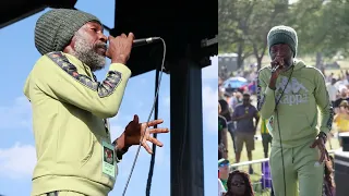 Lutan Fyah  at the Austin Reggae Festival backed by Lion Heights  in Austin TX April 2022