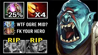 MID Ogre Magi w/ Octarine + Dagon 5 is Crazy Burst DMG Non-Stop Multicast Delete All Enemies Dota 2