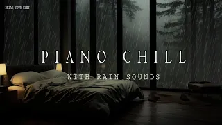 Tranquil Rainfall Accompanied by Piano Melodies: Serenity for Refreshed Energy and Deep Sleep 🌧️🌿