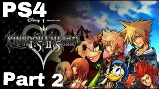 Kingdom Hearts 1 - Gameplay Walkthrough part 2 - Wonderland KH 1.2 + 2.5 Remix ( Ps4 )