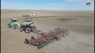 Steiger Lion 1000 Tractor Seeding Spring Wheat in Big Sky Country