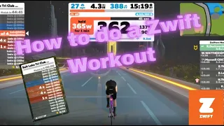 Zwift For Beginners: How to do a Zwift Workout