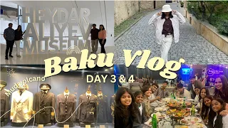 💛BAKU VLOG 💛| (last vlog) DAY 3&4 | Old city, Heydar Aliyev Centre, Ship Museum, Mud volcano |