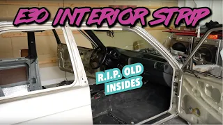 We Remove the BMW E30 325i Interior!