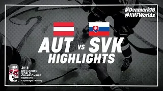 Game Highlights: Austria vs Slovakia May 8 2018 | #IIHFWorlds 2018