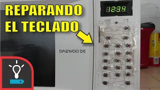 Reparando Teclado de Microondas 【Improvisado Con Reciclaje】