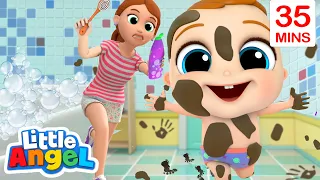 Saatnya Mandi Baby John! | Lagu Mandi | Lagu Anak Malaikat Kecil & Lagu Anak-anak