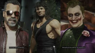 Mortal Kombat 11 Ultimate : Terminator Vs. Rambo & Jokers Vs. Rambo PS5 MK11 Gameplay