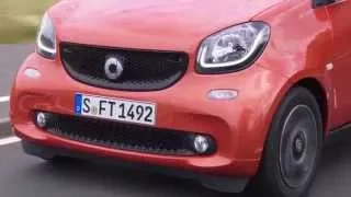 Smart Fortwo Prime - Lava Orange Black - Driving Video | AutoMotoTV