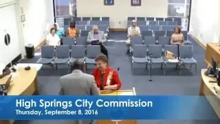 September 8, 2016 City Commission Meeting