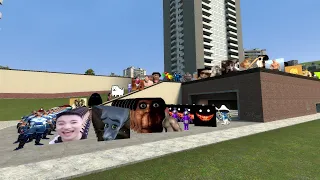 All Nico's Nextbots Vs Me in Gmod