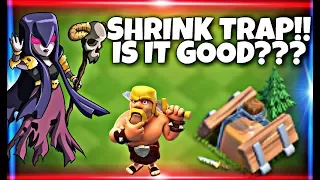 SHRINK TRAP!!! IS IT GOOD?? HOW TO USE IT WELL IN DEFENCE - CLASHIVERSARY UPDATE NEW DEFENCE 2017