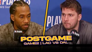 Clippers/Mavs Postgame, Luka, Kyrie, Kawhi, PG, Coaches Reactions | GM2, 2024 WCR1