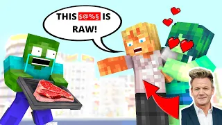 Monster School: Cooking Challenge - Minecraft Animation