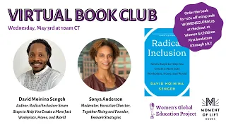 Radical Inclusion Virtual Book Club ft. David Moinina Sengeh & Sonya Anderson