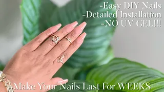 Press On Like A PRO!!! This ONE Trick Will Help Your Nails Last For WEEKS!!! | In DEPTH Tutorial