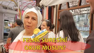 FELAK SURESİ'Nİ OKUR MUSUNUZ? - SARI MİKROFON