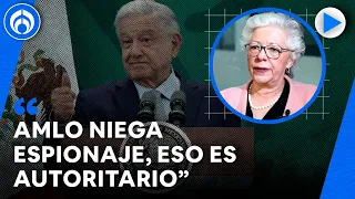 Labores de inteligencia son diferentes al espionaje: María Marván responde a AMLO