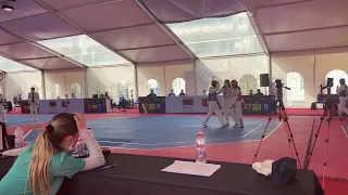 Eremina VIKTORİYA (RUS) Hayrunnisa GÜRBÜZ (TUR) WT PRESİDENT CUP 2022 42 kg SEMİFİNAL