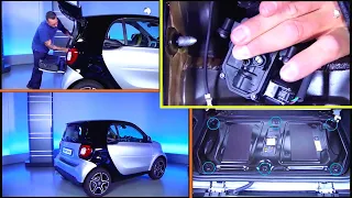 Smart Fortwo - How to release the fuel tank cap manually | W453