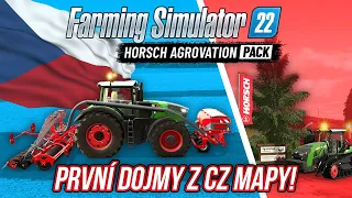 PRVNÍ DOJMY Z OFICIÁLNÍ ČESKÉ MAPY! | Farming Simulator 22 HORSCH AgroVation Pack