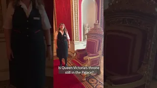 Where is Queen Victoria's throne kept?