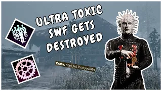 ULTRA TOXIC SWF GETS DESTROYED AND IS  REALLY #SALTY !! | Dead by Daylight