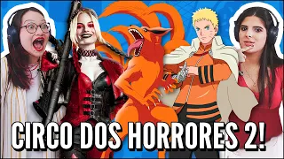 JOVENS REAGEM A 7 MINUTOZ - CIRCO DOS HORRORES 2, RAP DO SHARINGAN E RAP DO NARUTO E KURAMA