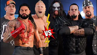 Can 3 Undertaker Defeat Roman Reigns John Cena & Brock Lesnar WWE 2K22