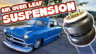 Air over leaf suspension//Deep dive and installation; Shoebox Ford Ep25