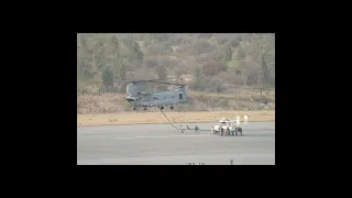 Reusable Launch Vehicle (RLV) and IAF Chinook Helicopter