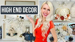 *HIGH END HOME DECOR FOR FALL* STYLISH DIY DECOR FOR LESS!