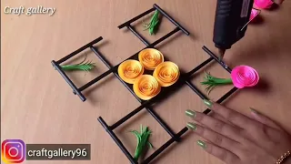 3 Easy And Beautiful Paper Flower Wall Hanging Ideas | Wall Decor Ideas