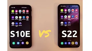 NEW Samsung Galaxy S22 vs S10e SpeedTest! This might surprise you...