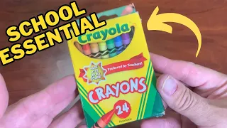 Crayola 24 count crayons for K-12 back to school review