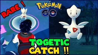 TOGETIC Caught! (Pokemon Go GEN 2 Rare Pokemon)