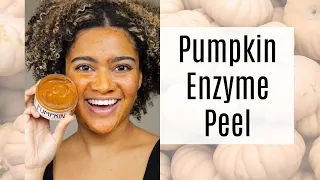 Pumpkin Enzyme Peel in Action