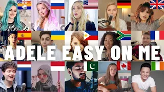 who sang it better : Easy on me - Adele | usa, australia, South Korea, uk, France, india | #easyonme