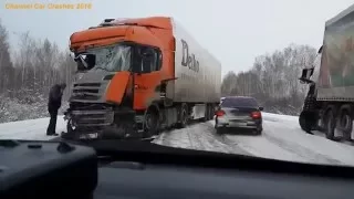 Russian Car Crash Compilation 2 1 2016 Autounfälle in Russland