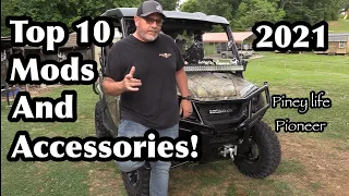 Honda pioneer 1000-5 top 10 mods and accessories.