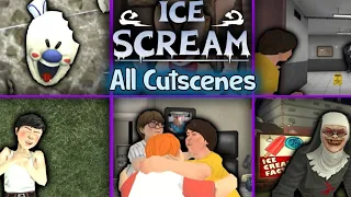 Ice Scream 1-7 All Cutscenes!