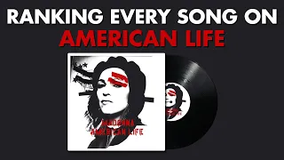 Ranking EVERY SONG On AMERICAN LIFE By Madonna 🇺🇸 #MadonnaMarathon Ep. 9