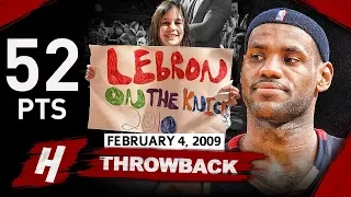 LeBron James OLD MSG Record Highlights vs Knicks (2009.02.04) - 52 Pts, 11 Ast, EPIC SHOW!