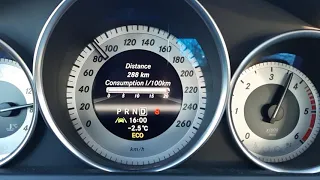 2013 C220 CDI Avantgarde W204 0-100 km/h Beschleunigung 7G-TRONIC PLUS acceleration Vollgas