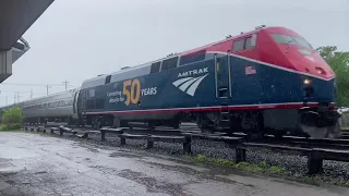 Railfanning Fairport, NY 5/25/2024 ft AMTK 108 (Read Desc)